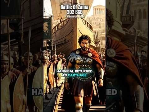 Battle of Zama ⚔️ Hannibal Barca Vs Scipio Africanus