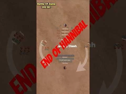 Roman Strategy That Defeated Hannibal  #history #shorts  #ancientbattles #hannibal