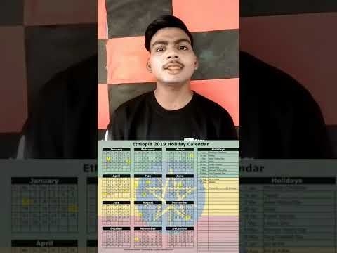 Africa Ethiopia Calendar 13 Months #Africa #massirme #shorts