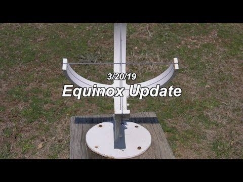 Vernal Equinox CONFIRMED Wednesday March 20, 2019