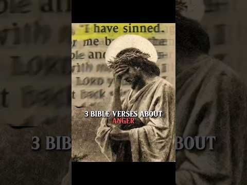 3 Bible verses about Anger