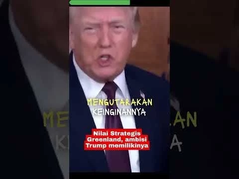 Nilai Strategis Greenland, ambisi Trump memilikinya #shorts