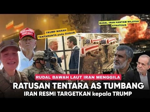 Tentara AS Terknock Out “IRAN Keluarkan Senjata Mematikan dri Gudang Bawah Laut” Target Kepala TRUMP