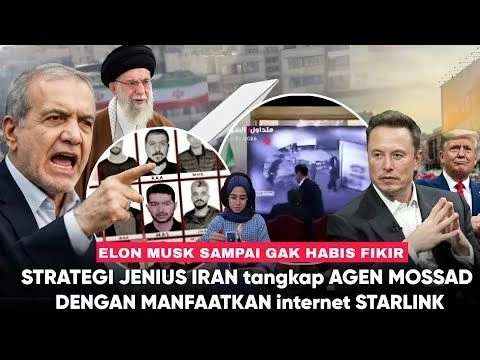 Strategi paling Cerdas Khamenei “Tangkap 600 Agen Mossad Pakai Starlink” Amerika dan Trump PANAS