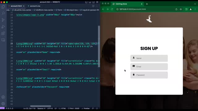 Switch From SIGN UP to LOGIN Page, With SHOWHIDE Password Toggle    JavaScript, HTML, CS
