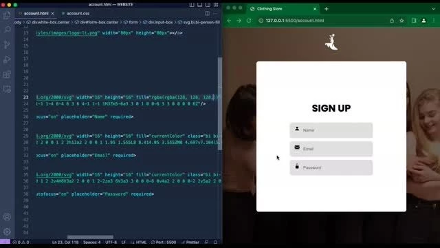 Switch From SIGN UP to LOGIN Page, With SHOWHIDE Password Toggle    JavaScript, HTML, CS