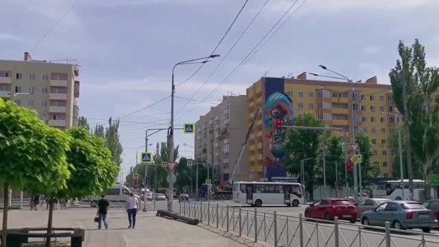 МАРИУПОЛЬ Удивились даже строители! Новые Рисунки на ДОМАХ