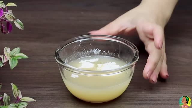 Banana peel and cornstarch will make you a 16-year-old girl  Banana Peel & Cornstarch Face Mask