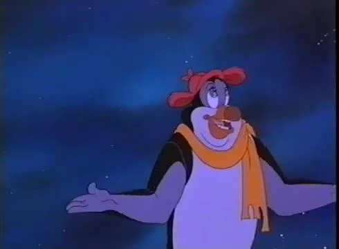 Tecknat Barn Svenska:Pingvinen och Lyckostenen (1995 Warner Bros. Entertainment AB) VHSRIPPEN (Svenska) Hela Filmen (4D)